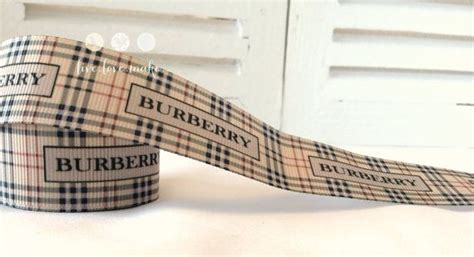 burberry material suppliers|Burberry ribbon by the yard.